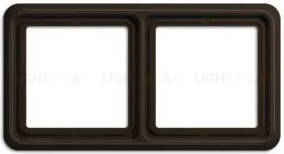 Рамка двойная Jung CD 500 коричневый CD582BR CD582BR