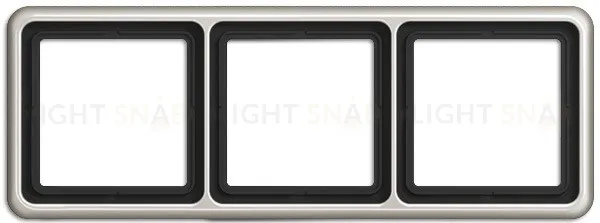 Рамка тройная Jung CD 500 платина CD583PT CD583PT