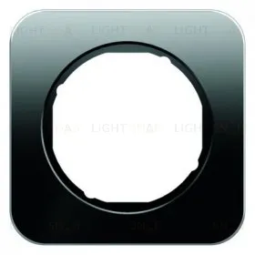 Рамка 1 местная Berker R.1 стекло черное 10112116 10112116