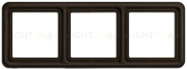 Рамка тройная Jung CD 500 коричневый CD583BR CD583BR