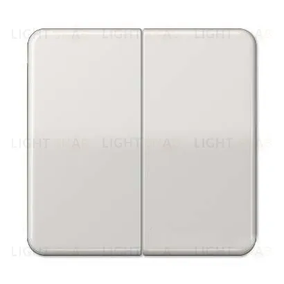 Выключатель двухклавишный Jung CD 500, 10А/250В 505u+CD595LG 505u + CD595LG