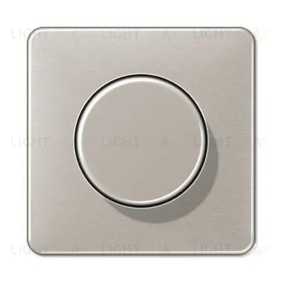 Светорегулятор поворотно-нажимной Jung 100-1000 Вт. для ламп накаливания и галог. 211GDE+CD1540PT 211GDE + CD1540PT