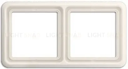 Рамка двойная Jung CD 500 слоновая кость CD582W CD582W