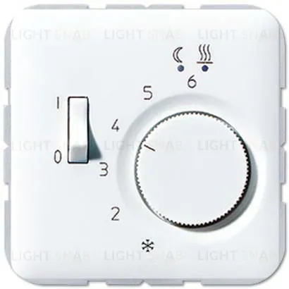 Терморегулятор Jung CD 500 с выносным датчиком для электрического теплого пола, 10A/230B CD1749BFWW+FTR231 CD1749BFWW + FTR231