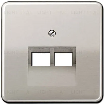 Розетка компьютерная двойная Jung RJ45 6-й кат. epuae8-8upok6+CD569-2UAPT epuae8-8upok6 + CD569-2UAPT