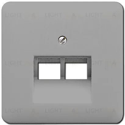 Розетка телефонная двойная Jung RJ11 EPUAE8-8UPO+CD569-2UAGR EPUAE8-8UPO + CD569-2UAGR