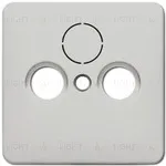 Телевизионная розетка проходная Jung TV-SAT-FM S4110+CD561SATLG S4110 + CD561SATLG