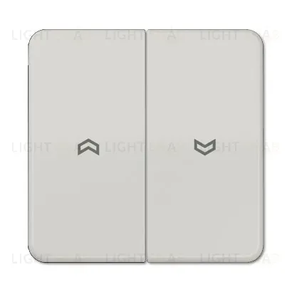 Выключатель управления жалюзи кнопочный Jung, 10А/250В 539VU+CD595PLG 539VU + CD595PLG