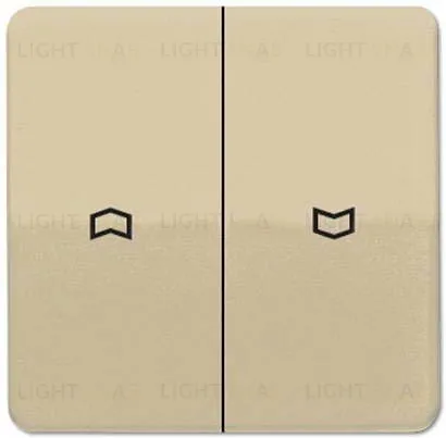 Выключатель управления жалюзи клавишный Jung, 10А/250В 509VU+CD595PGB 509VU + CD595PGB