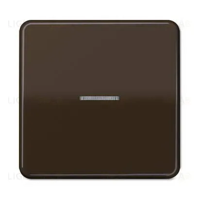 Выключатель одноклавишный с подсветкой универсальный Jung CD 500 (вкл/выкл с 2-х мест), 10А/250В 506u+90+CD590KO5BR 506u + 90 + CD590KO5BR