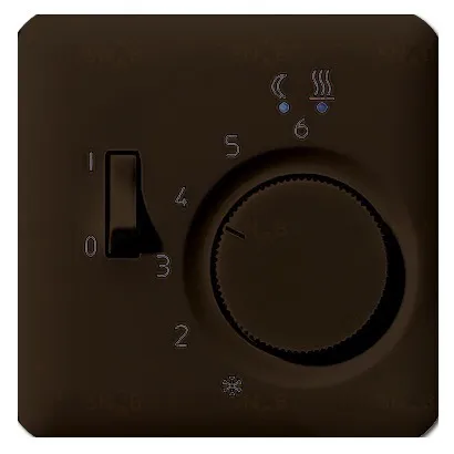 Терморегулятор Jung CD 500 с выносным датчиком для электрического теплого пола, 10A/230B CD1749BFBR+FTR231 CD1749BFBR + FTR231