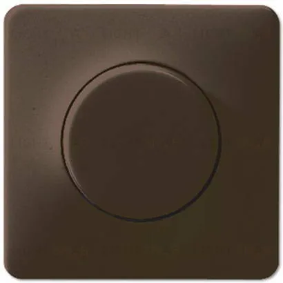 Светорегулятор поворотно-нажимной Jung 100-1000 Вт. для ламп накаливания и галог. 211GDE+CD1540BR 211GDE + CD1540BR