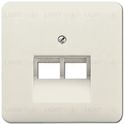 Розетка компьютерная двойная Jung RJ45 6-й кат. epuae8-8upok6+569-2UA epuae8-8upok6 + 569-2UA