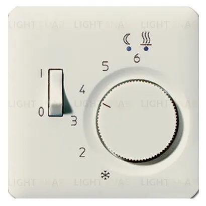 Терморегулятор Jung CD 500 с выносным датчиком для электрического теплого пола, 10A/230B CD1749BF+FTR231 CD1749BF + FTR231