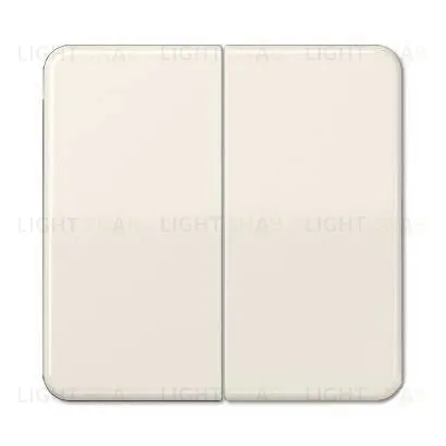 Выключатель двухклавишный проходной Jung CD 500 (вкл/выкл с 2-х мест), 10А/250В 509u+CD595 509u + CD595