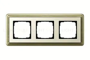Рамка тройная Gira Classix бронза-кремовый 0213623 0213623