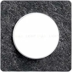 Рамка 1 пост Schneider Odace Черный фосфор, вставка белая S52P802T S52P802T