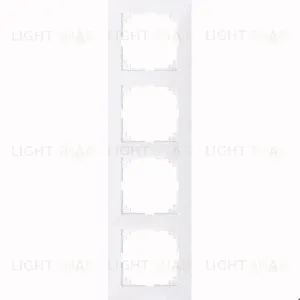 Рамка 4 местная Merten M-Pure активный белый MTN4040-3625 MTN4040-3625