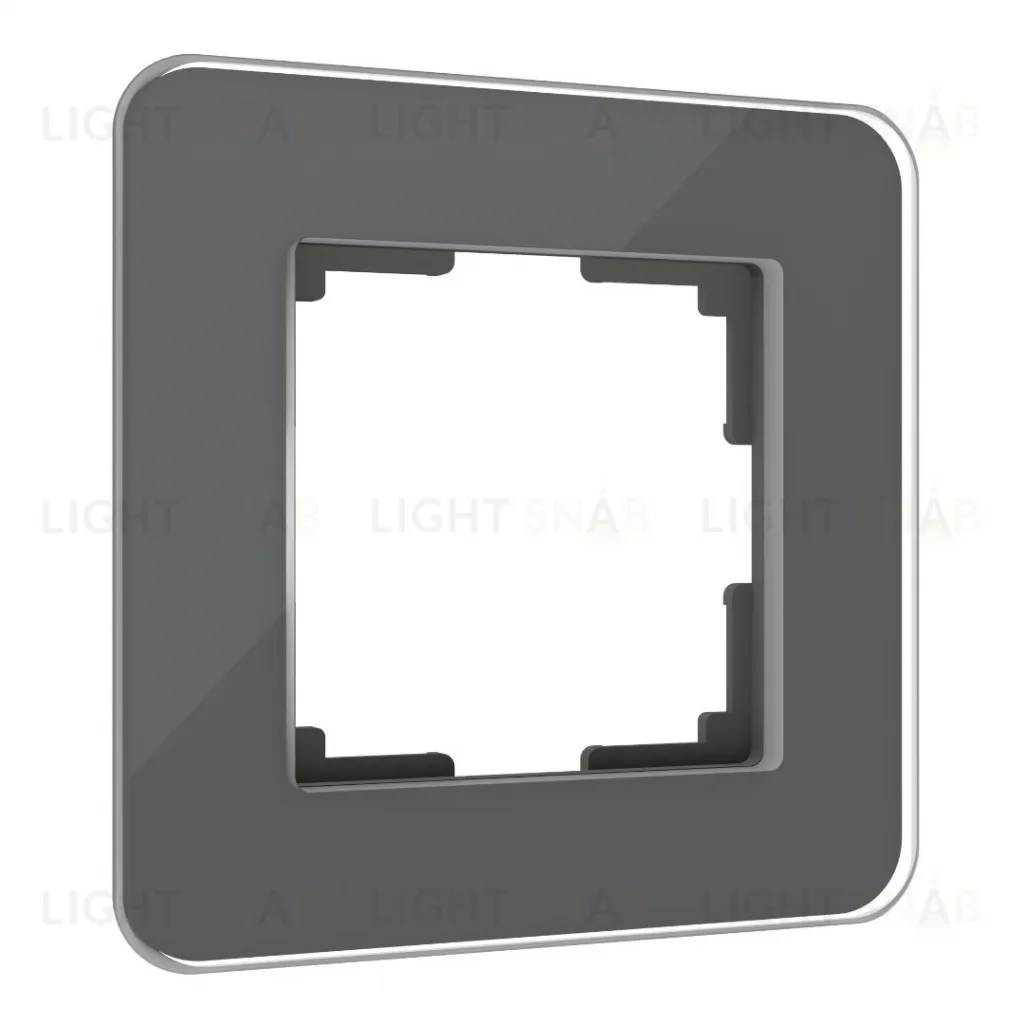 Рамка одинарная Werkel Elite графит стекло a057878 a057878