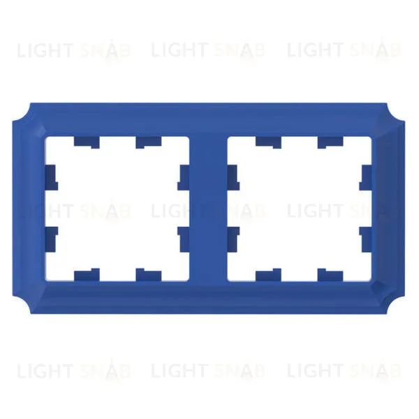 Рамка двойная Schneider Electric Atlasdesign Antique, аквамарин ATN101102 ATN101102