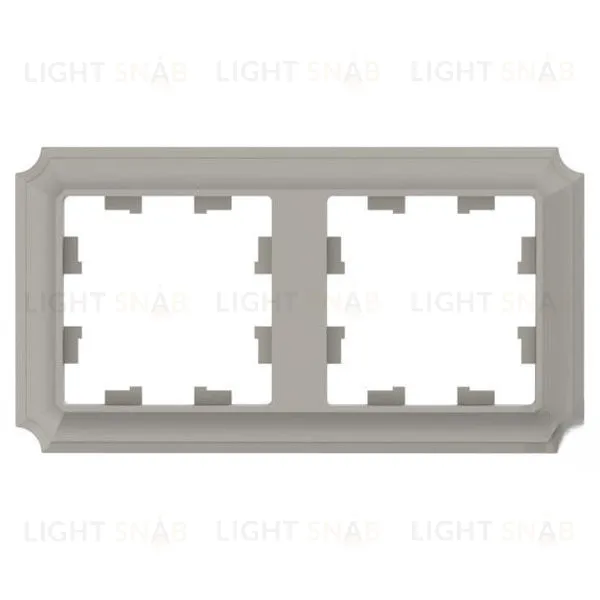 Рамка двойная Schneider Electric Atlasdesign Antique, шампань ATN100502 ATN100502