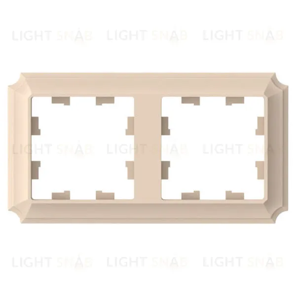 Рамка двойная Schneider Electric Atlasdesign Antique, песочный ATN101202 ATN101202