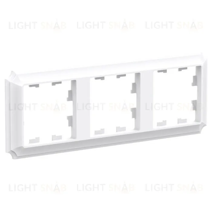 Рамка тройная Schneider Electric Atlasdesign Antique, лотос ATN101303 ATN101303