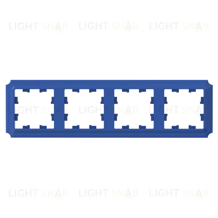 Рамка четверная Schneider Electric Atlasdesign Antique, аквамарин ATN101104 ATN101104