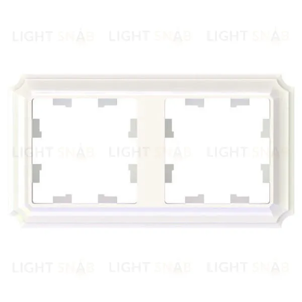 Рамка двойная Schneider Electric Atlasdesign Antique, жемчуг ATN100402 ATN100402