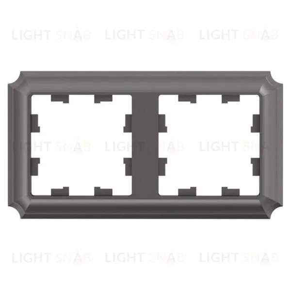 Рамка двойная Schneider Electric Atlasdesign Antique, мокко ATN100602 ATN100602