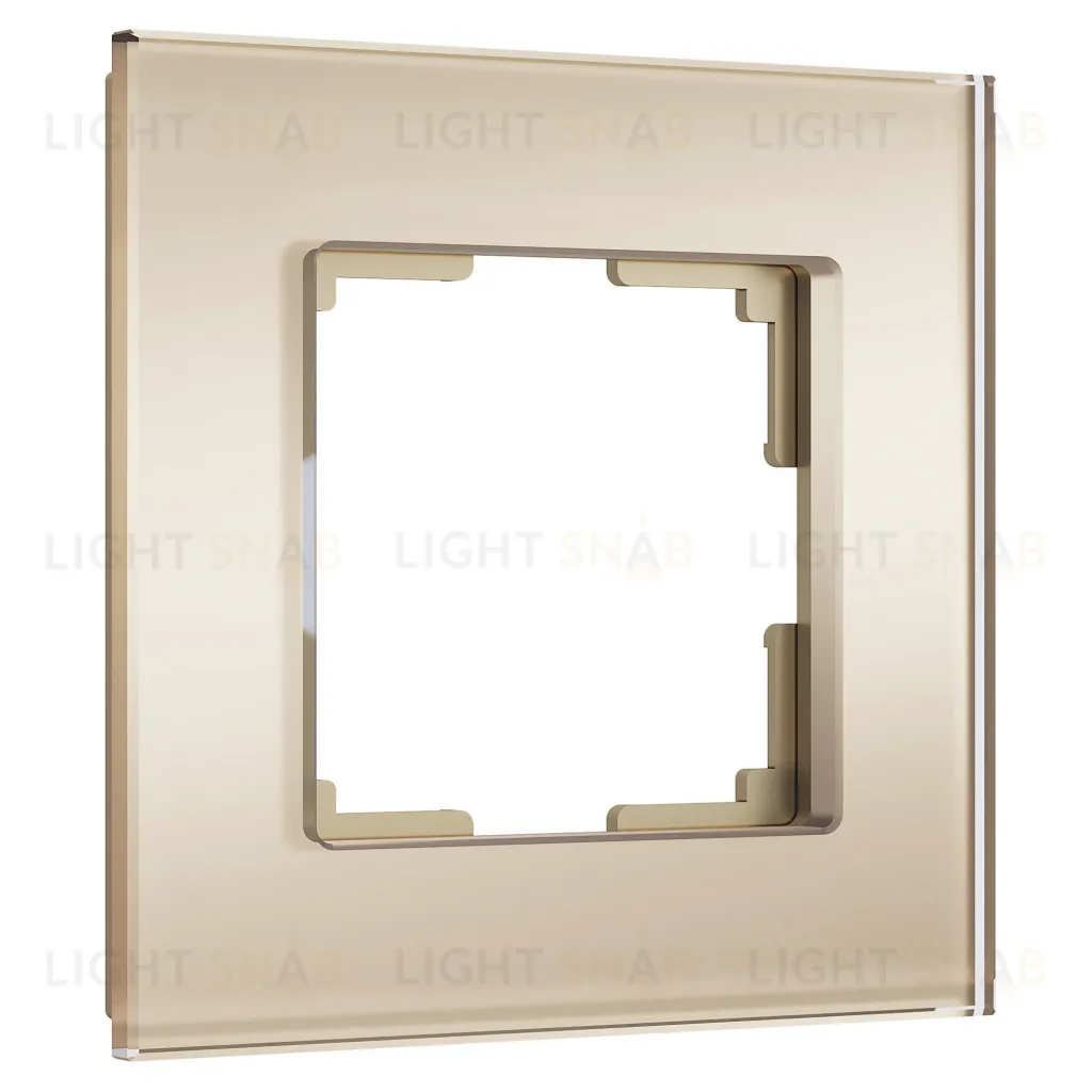 Рамка одинарная Werkel Senso шампань, стекло soft-touch a064576 a064576