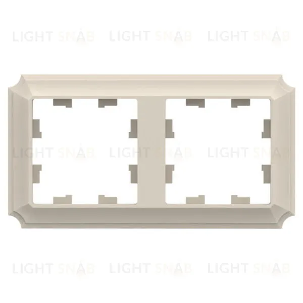 Рамка двойная Schneider Electric Atlasdesign Antique, бежевый ATN100202 ATN100202