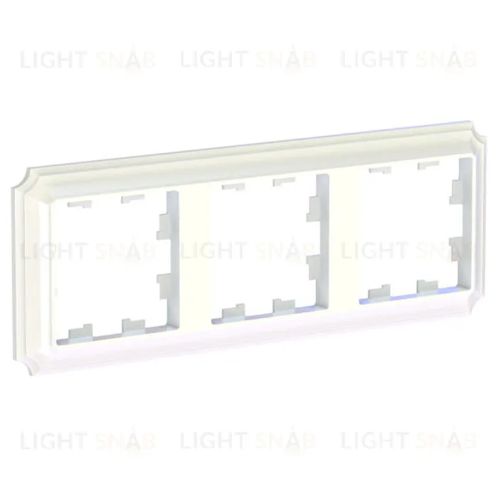 Рамка тройная Schneider Electric Atlasdesign Antique, жемчуг ATN100403 ATN100403