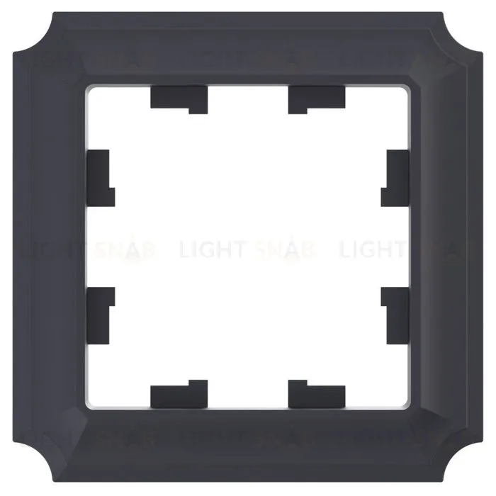 Рамка одинарная Schneider Electric Atlasdesign Antique, карбон ATN101001 ATN101001