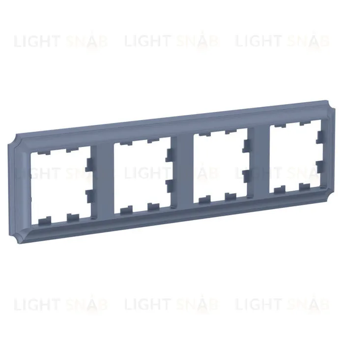 Рамка четверная Schneider Electric Atlasdesign Antique, грифель ATN100704 ATN100704