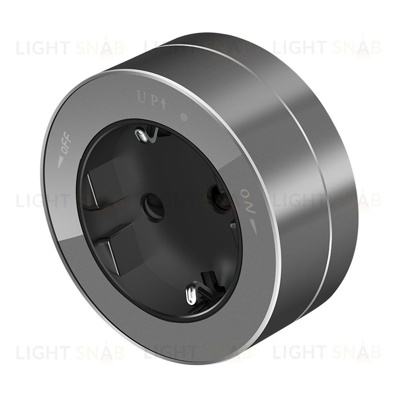 Розетка с заземлением Systeme Electric MuitiTrack 16А/250В, графит MTK13001G MTK13001G