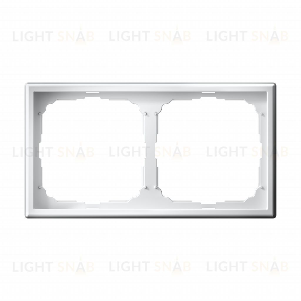 Рамка двойная System Electric ArtGallery, белый GAL000102 GAL000102