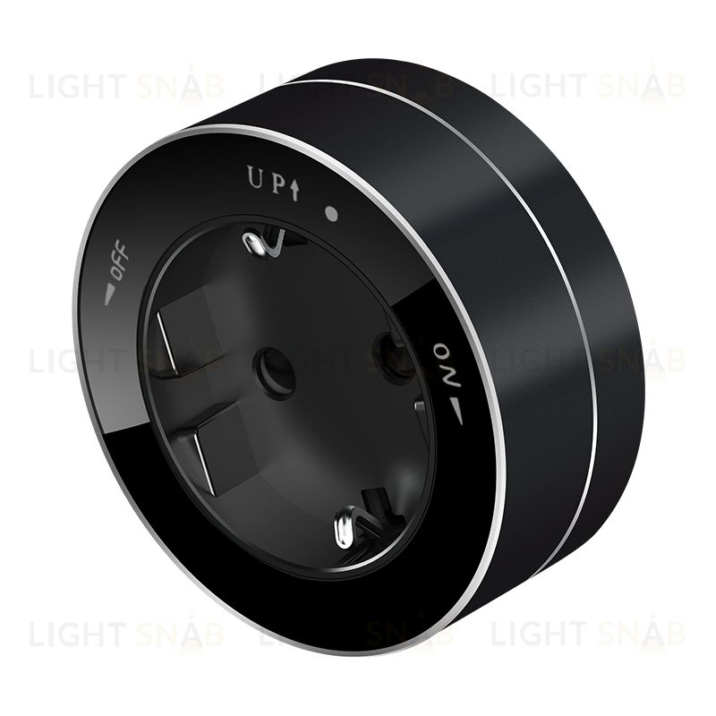 Розетка с заземлением Systeme Electric MuitiTrack 16А/250В, антрацит MTK13001B MTK13001B