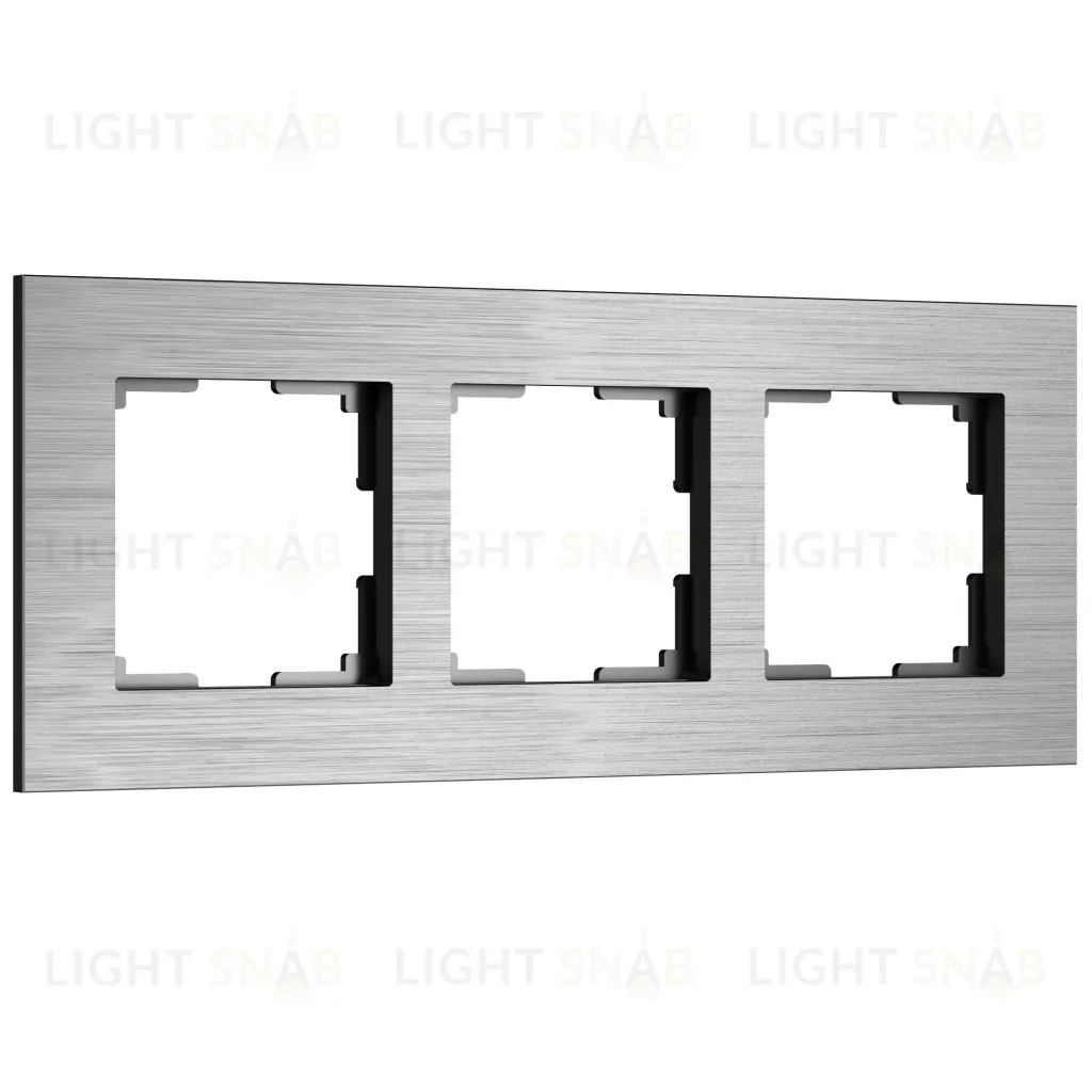 Рамка тройная Werkel AluMax, алюминий a066326 a066326