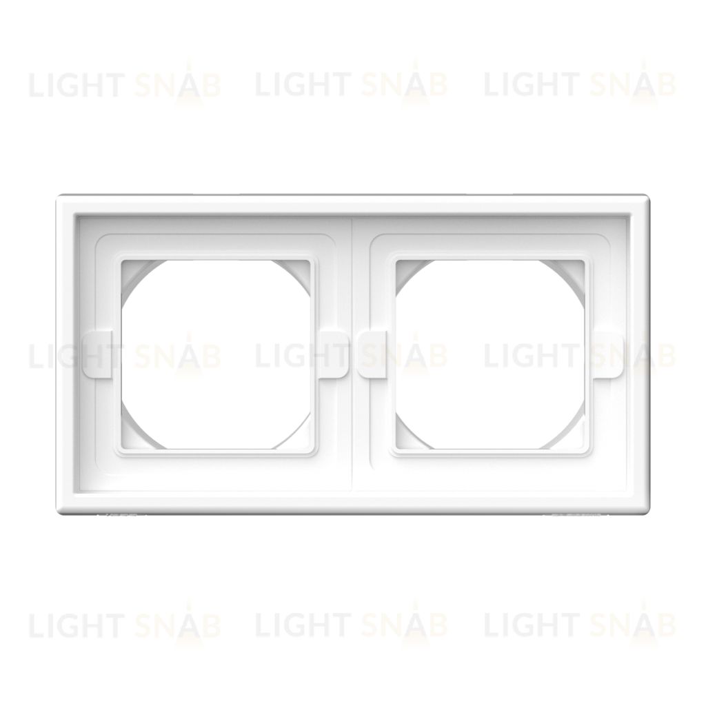 Рамка двойная IP44 System Electric ArtGallery, белый GAL440102 GAL440102