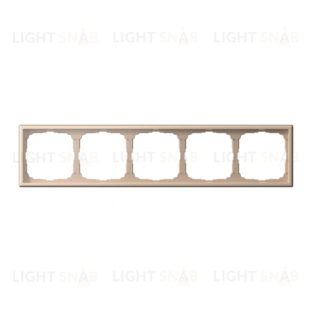 Рамка пятерная System Electric ArtGallery, песочный GAL001205 GAL001205