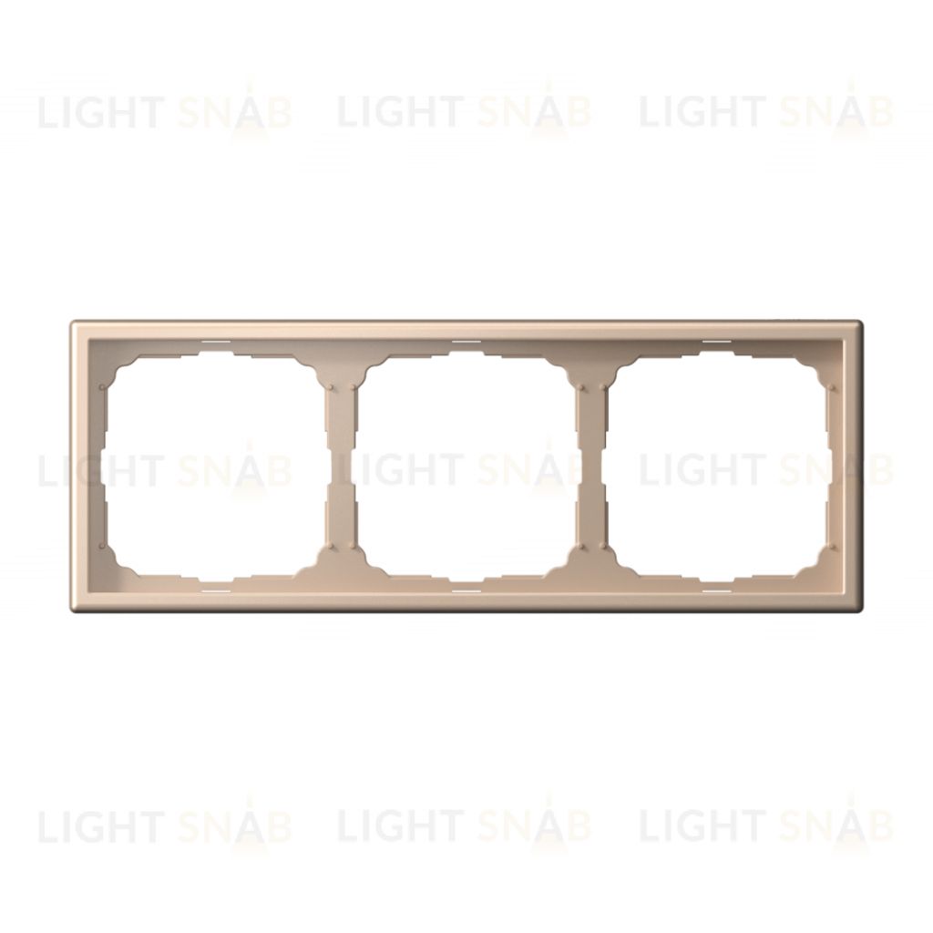 Рамка тройная System Electric ArtGallery, песочный GAL001203 GAL001203