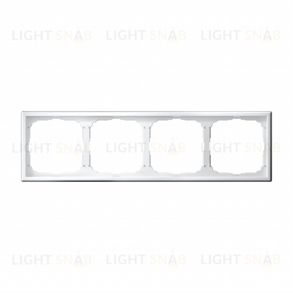 Рамка четверная System Electric ArtGallery, лотос GAL001304 GAL001304