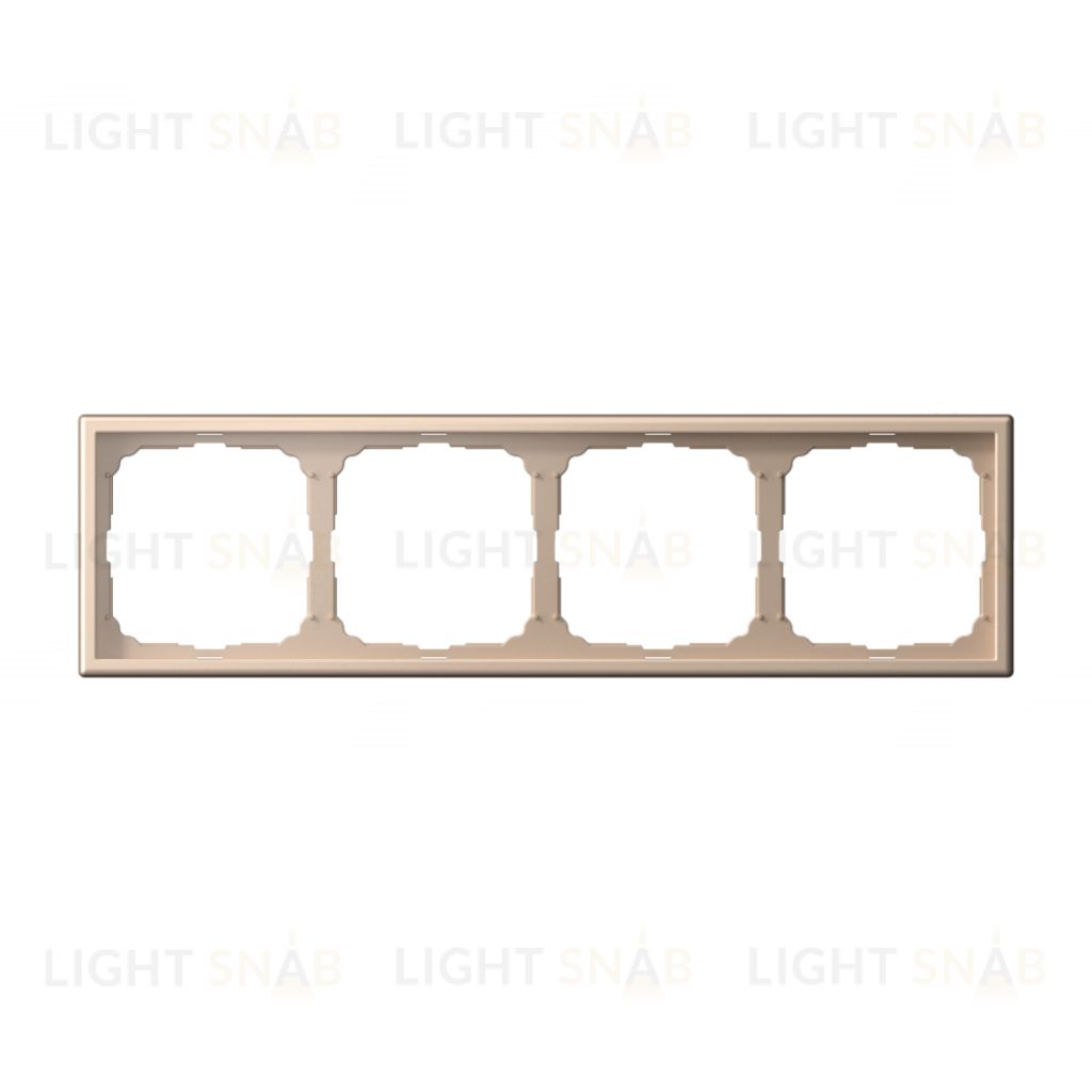 Рамка четверная System Electric ArtGallery, песочный GAL001204 GAL001204