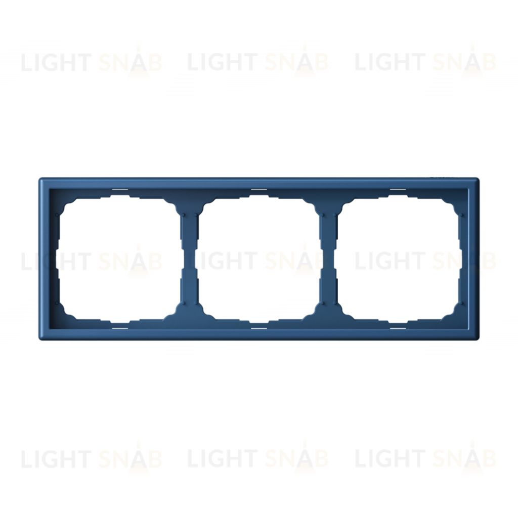 Рамка тройная System Electric ArtGallery, аквамарин GAL001103 GAL001103