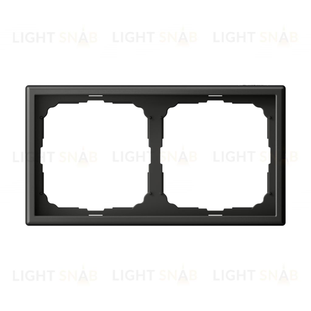 Рамка двойная System Electric ArtGallery, базальт GAL001402 GAL001402