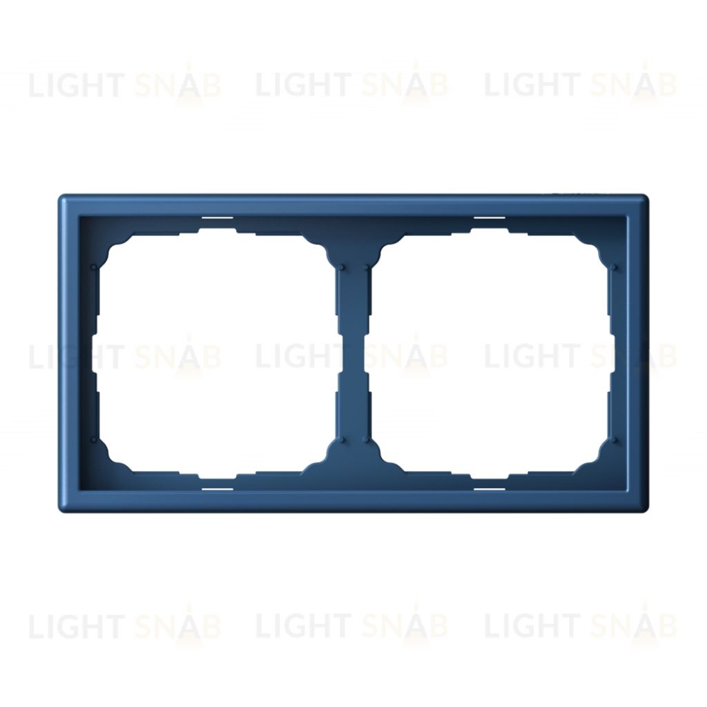 Рамка двойная System Electric ArtGallery, аквамарин GAL001102 GAL001102