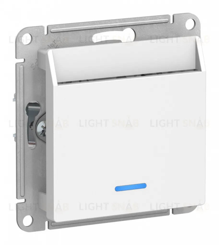 Карточный выключатель с задержкой времени 10А/250 В~ System Electric ArtGallery, белый GAL000108+ATN000167 GAL000108 + ATN000167