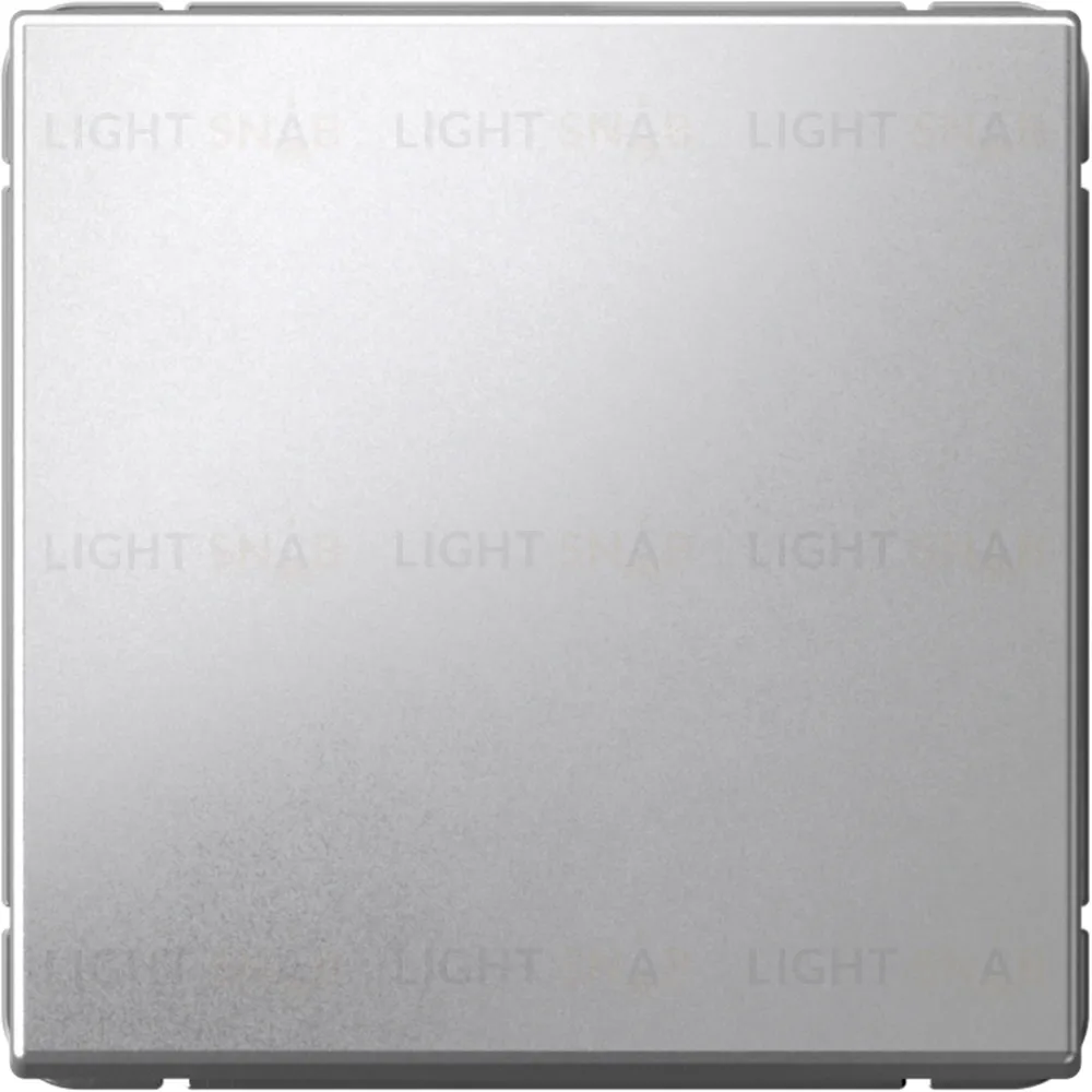 Выключатель одноклавишный кнопочный System Electric ArtGallery 10А, алюминий GAL000315S GAL000315S