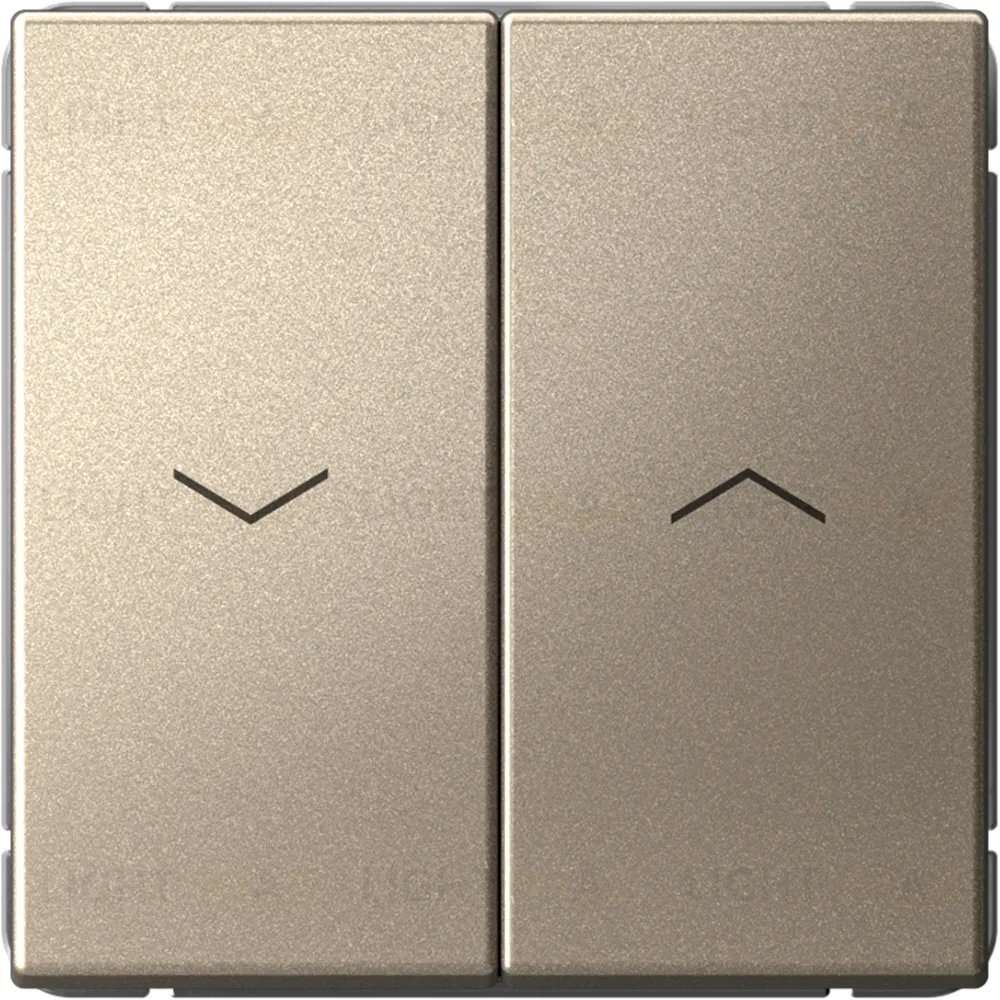 Выключатель управления для жалюзи и рольставней System Electric ArtGallery 10А/250В, шампань GAL000519S GAL000519S